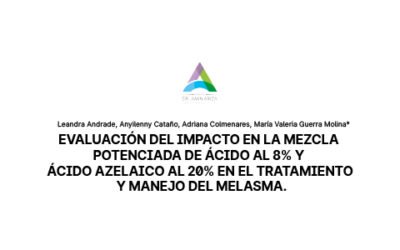 EVALUACIÓN DEL IMPACTO EN LA MEZCLA POTENCIADA DE ÁCIDO AL 8% Y ÁCIDO AZELAICO AL 20% EN EL TRATAMIENTO Y MANEJO DEL MELASMA.
